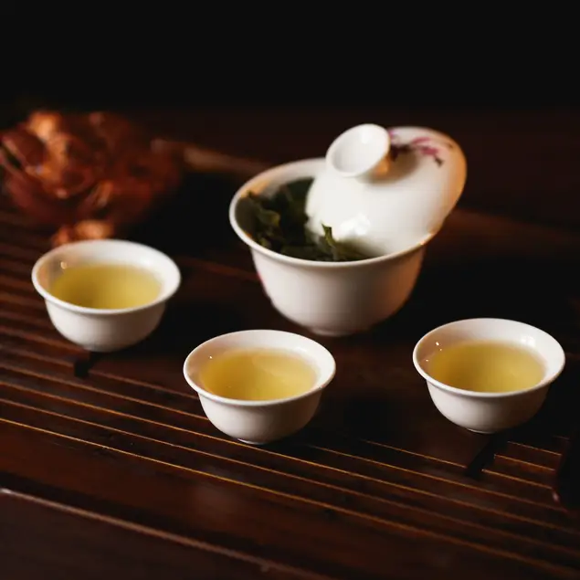 Процесс заваривания киатйского чая Те Гуань Инь