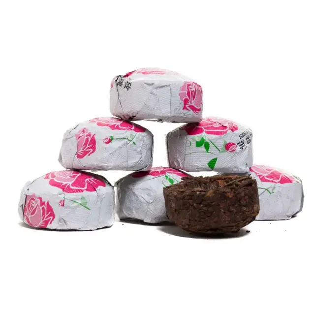 Shu Puer Yunnan «Trandafir», minituochă