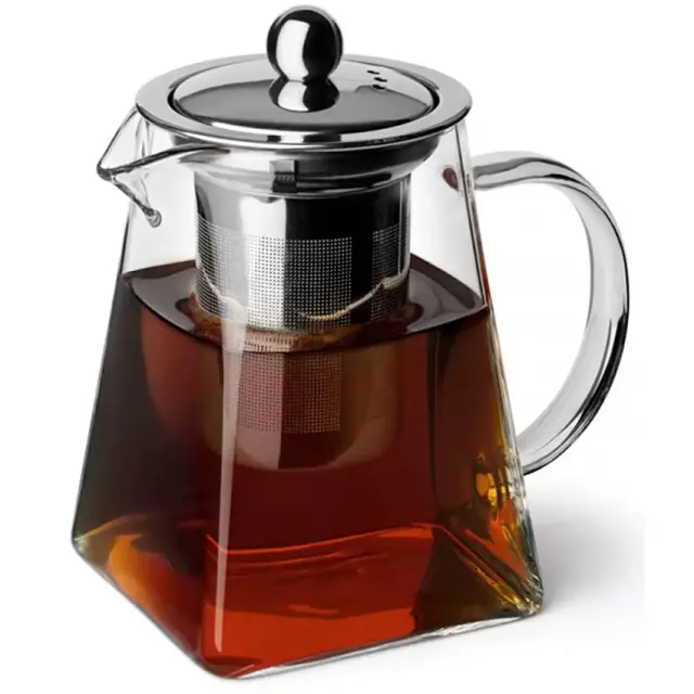 Заварочный чайник, боросиликатное стекло, 750 мл. 