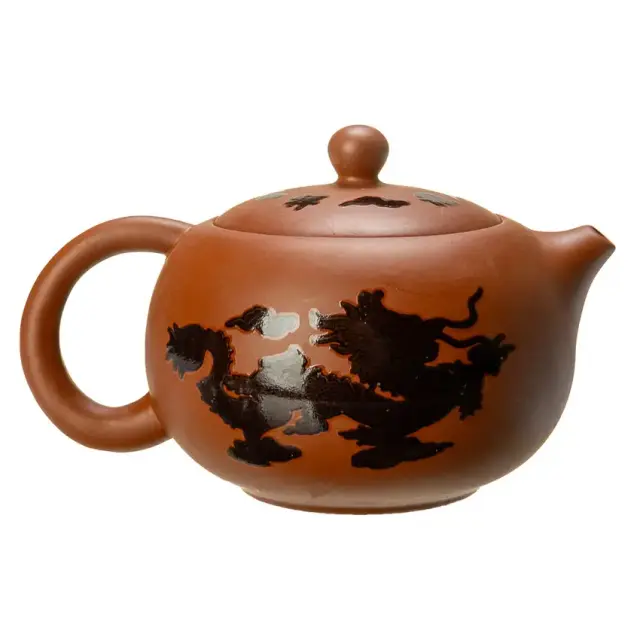 Чайник из глины «Дракон меняющий цвет», Сиши, 350 мл.