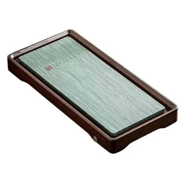 Chaban bambus negru + piatră, 42х20х4 cm.