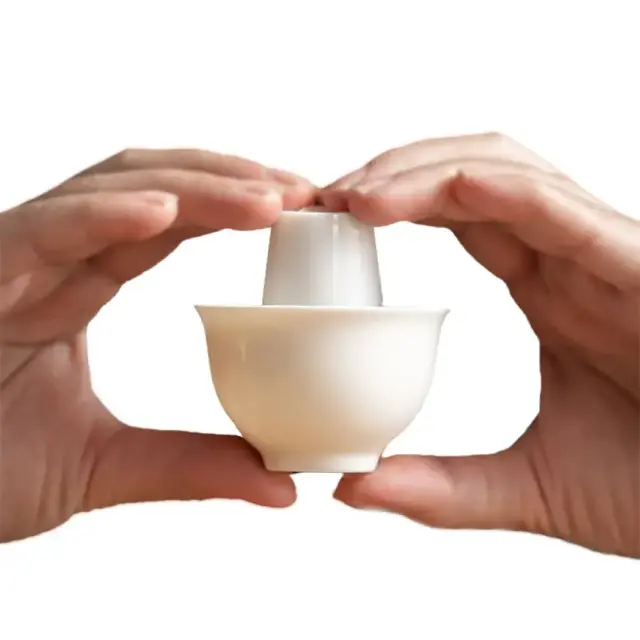 Тайваньская пара, фарфор ЯнЧжиЮй, 55+25мл.