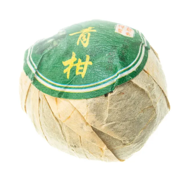 Shu puerh în mandarină regală vietnameză Cam Sanh — 2