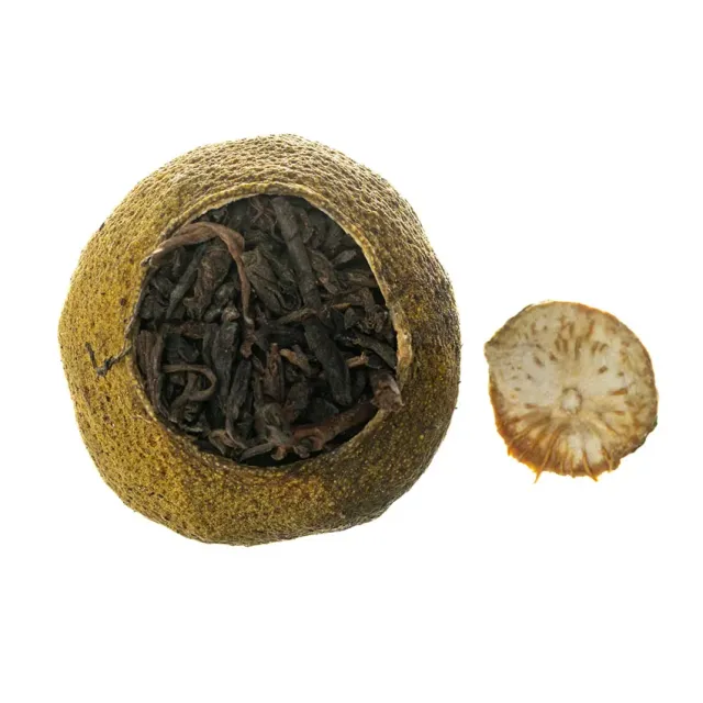 Shu puerh în mandarină regală vietnameză Cam Sanh — 4