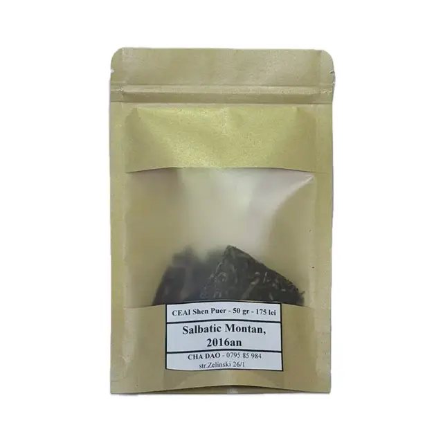 Sheng puerh «Sălbatic de Munte» în bucăți