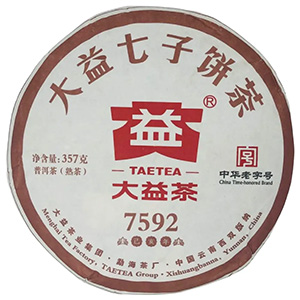 Da Yi "7592", Menghai, 357gr.