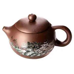 Чайник из исинской глины «Зимний», 170 мл.