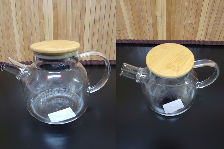 Ceainic pentru fierbere (sticlă borosilicată), 1.3L